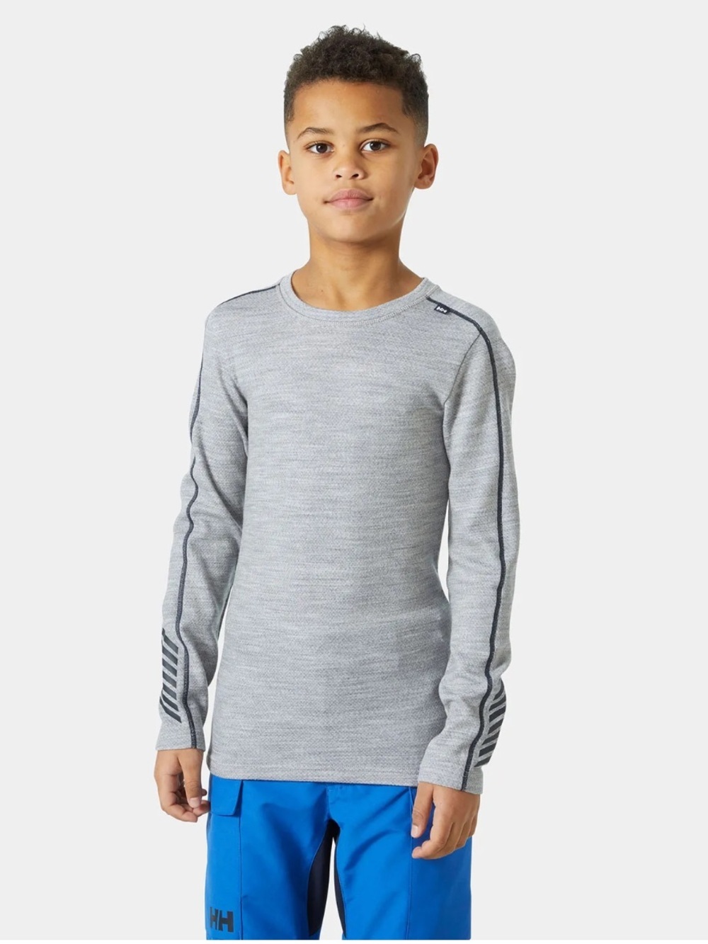 Helly Hansen Base Layer Gray Melange Long sleeve shirt size 8